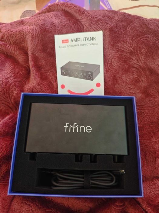 Fifine Amplitank Ampli3 аудіоінтерфейс ідеальний стан