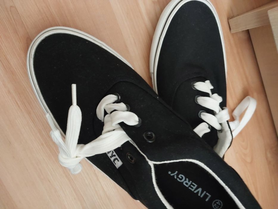 Trampki męskie czarne