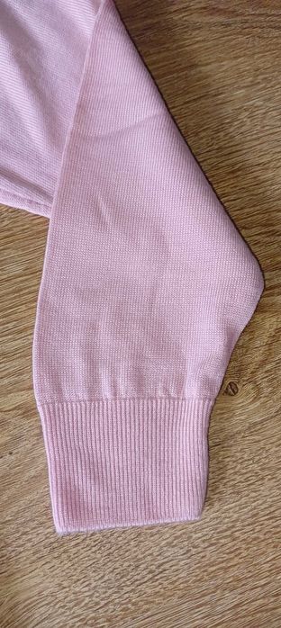 Nowy różowy sweter wełniany wełna 100% pure new wool