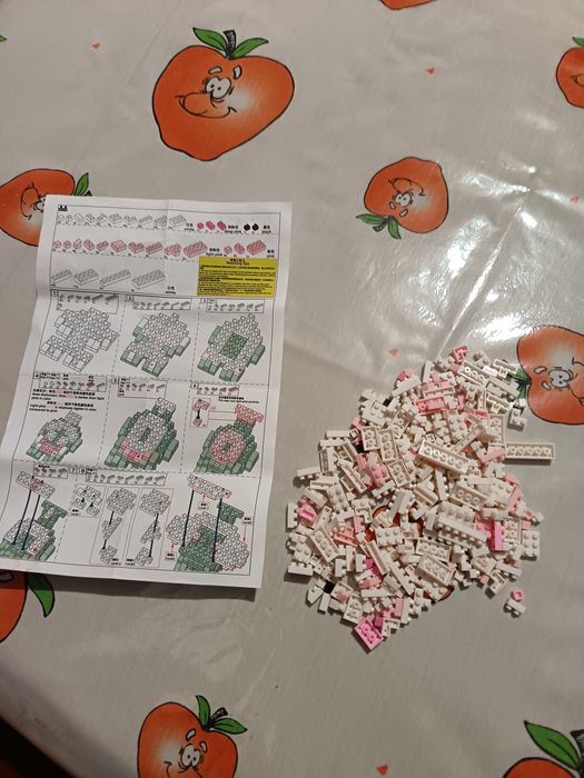 Vendo Mini blocos tipo Lego – gato rosa  + oferta brindes