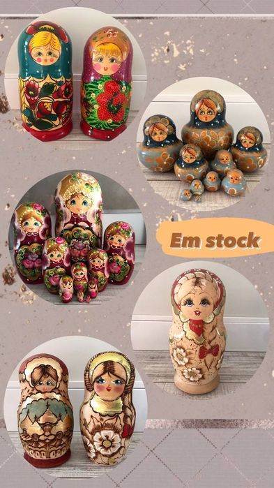 Bonecas russas, artesanato
