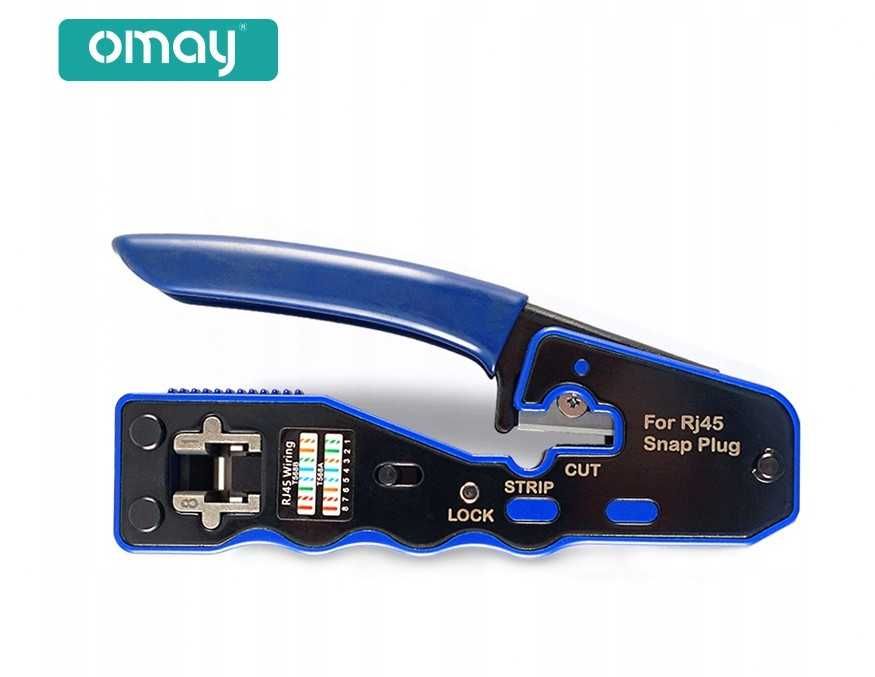 Zaciskarka RJ45 / narzędzie sieciowe do kabli Ethernet (CAT5 / CAT5e / CAT6)