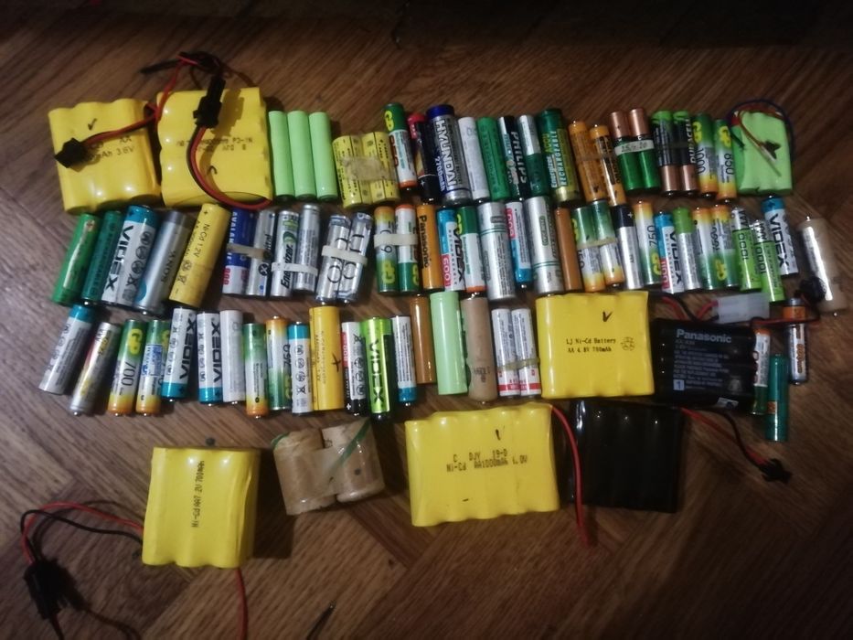 АКБ аккумулятор акумулятор ni cd AA, AAA 80 шт 1 лотом