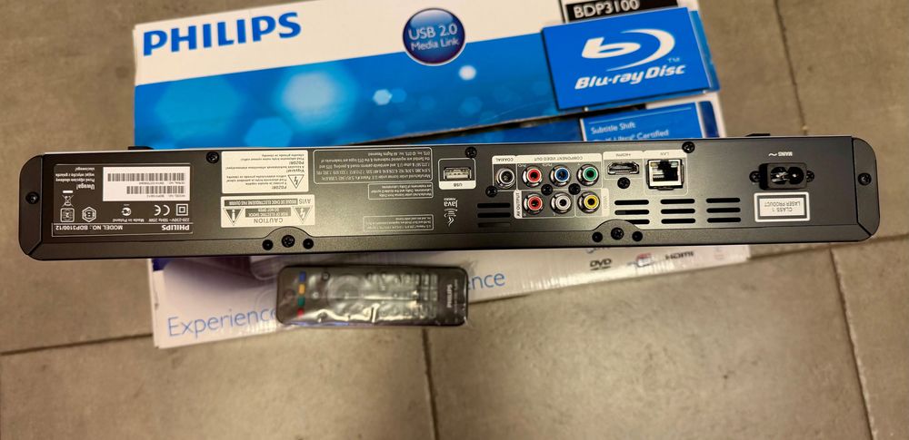 Philips BDP3100 Odtwarzacz Blu-Ray/DVD/CD/USB z HDMI, pilot /Kraków