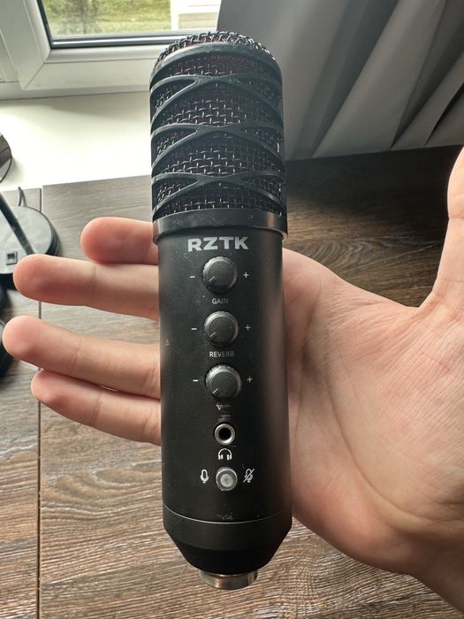 Мікрофон RZTK Studio USB black/red