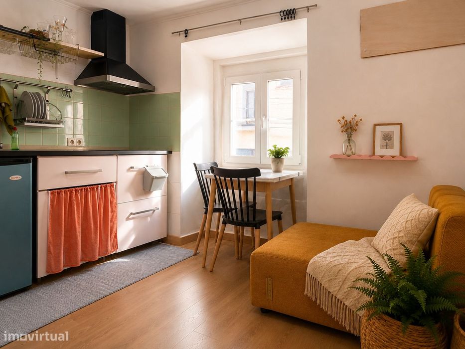 Estudio mobilado para arrendar em Arroios, Lisboa