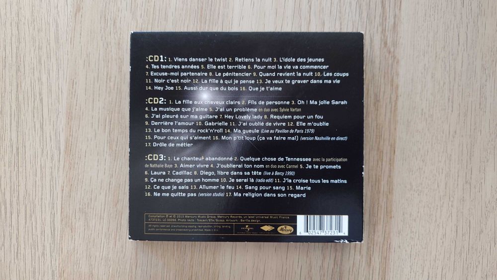 3 CD: Johnny Hallyday - Les 50 plus belles chansons