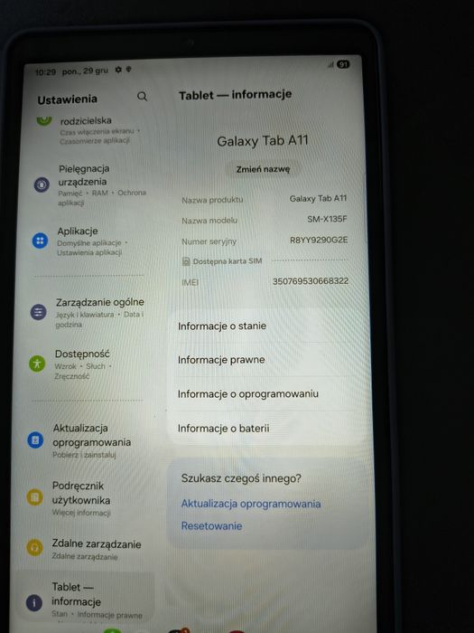 Sprzedam tablet Samsung