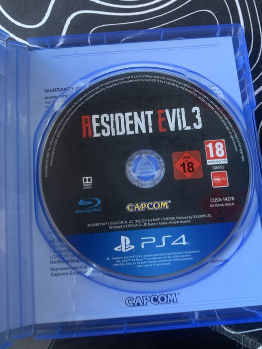 gra resident evil 3 ps4