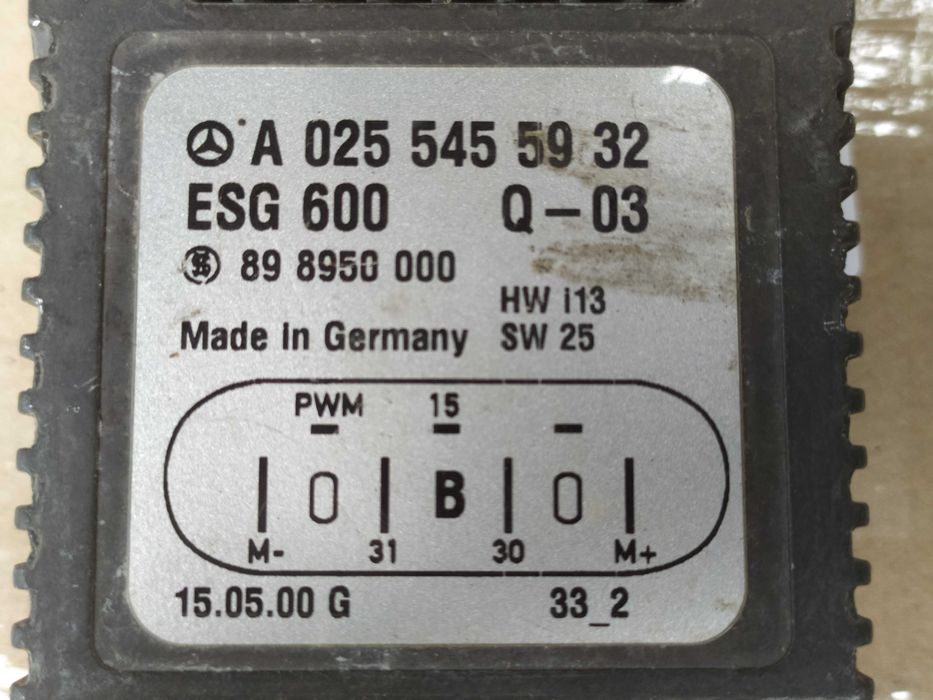 Регулятор вентилятора Мерседес 210 Mercedes w210