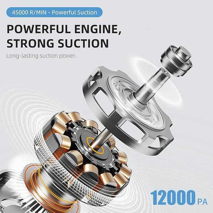 Ręczny bezprzewodowy odkurzacz - lekki odkurzacz samochodowy