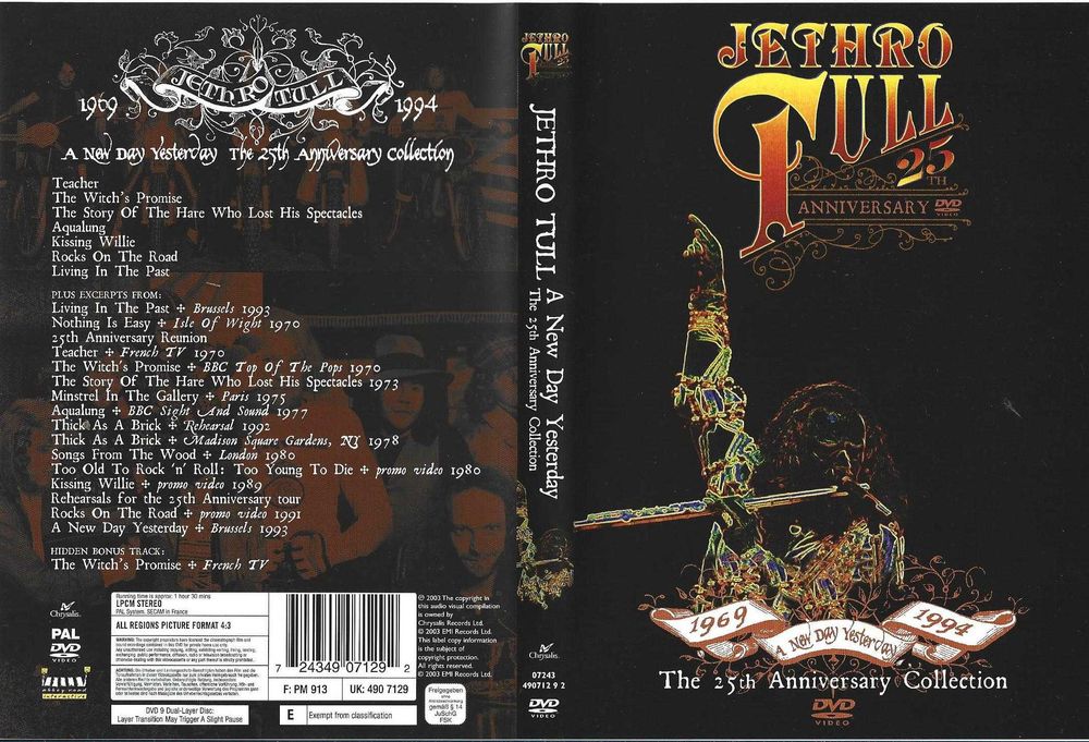 Jethro Tull - - - A New Day Yesterday - Concerto - - - - - DVD