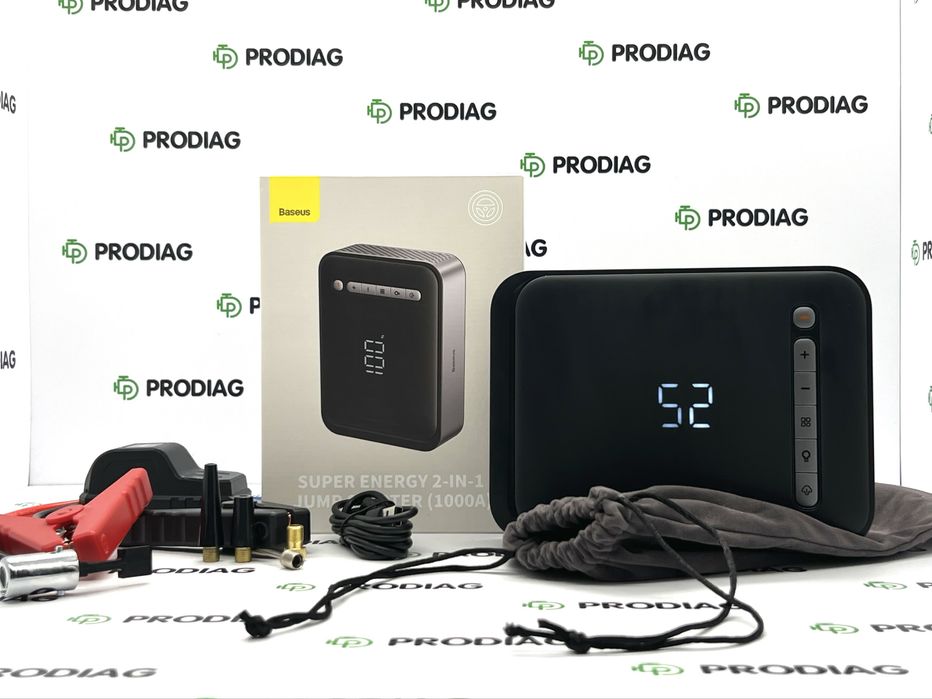 Пуско-зарядний пристрій Baseus Super Energy 2-in-1 Jump Starter з компресором BS-CH003