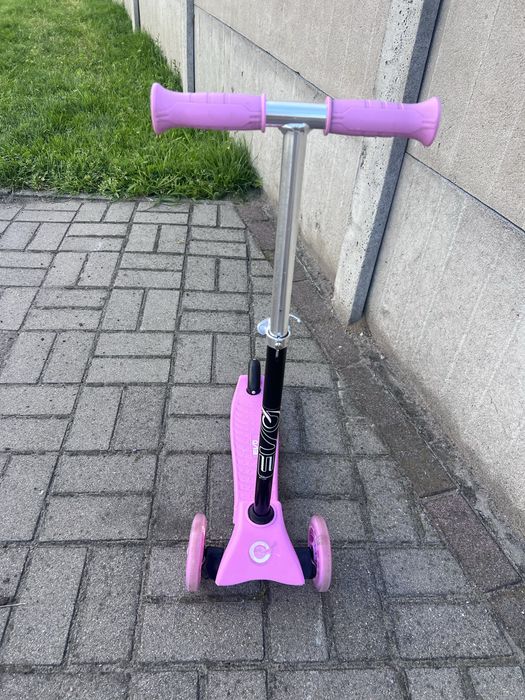 Hulajnoga 3 kołowa różowa