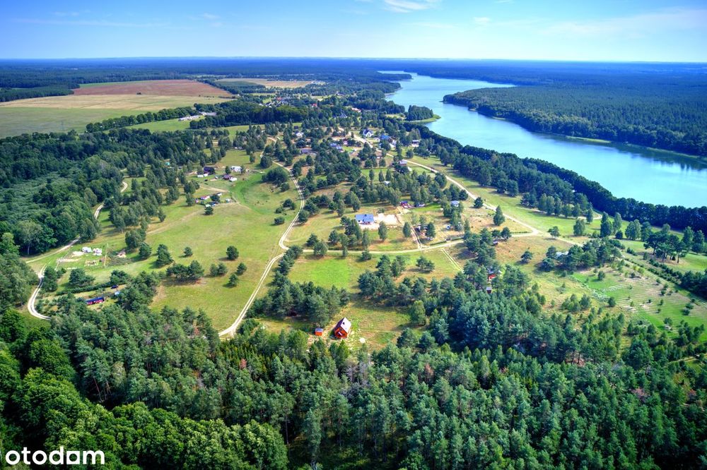 Na sprzedaż działka budowlana, Dołgie, spokojna okolica nad jeziorem