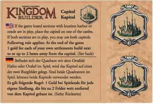 Kingdom Builder. Capitol (Rozszerzenie). Queen Games