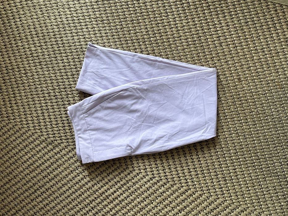 Cygaretki Zara Chinosy Liliowe Rozmiar S