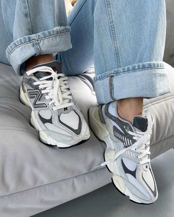 Кроссовки Женские New Balance 9060 Rain Cloud Grey/Кросівки Жіночі НБ