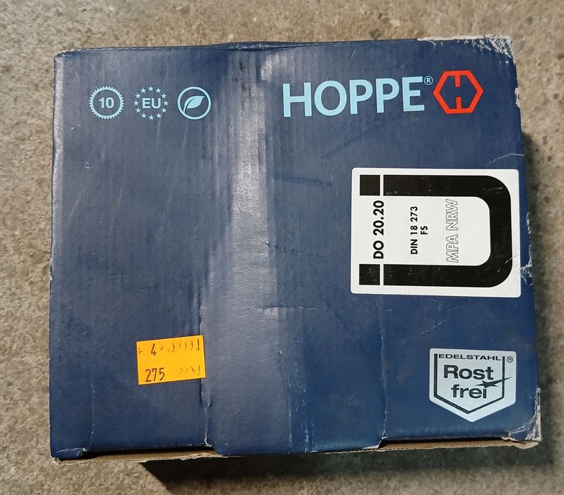 Klamki hoppe do drzwi ognioodpornych