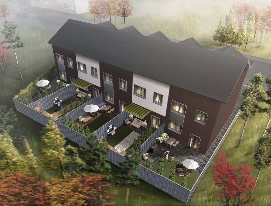 Таунхаус 91м2 +40м2 мансарда.ГАЗ.Центр комунікації