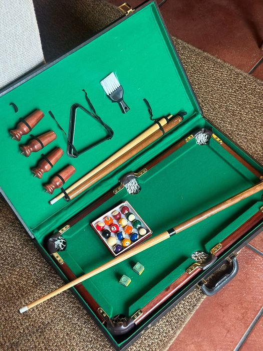 Snooker muito antigo coleção
