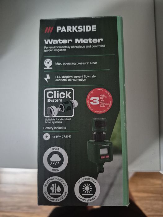 Wodomierz licznik zużycia wody Parkside
