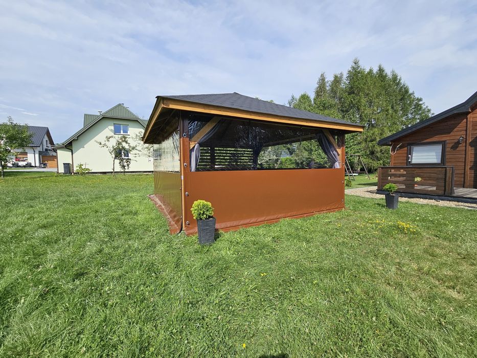 Plandeki na altany tarasy lokale altana taras Plandeki osłony