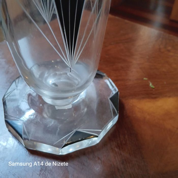 Frasco em cristal Art Deco Baixa de preço