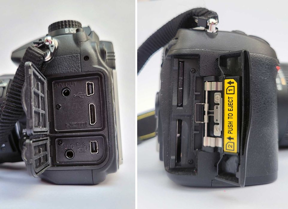 Aparat Nikon D7000 + obiektyw Sigma DC 18-125mm + akcesoria