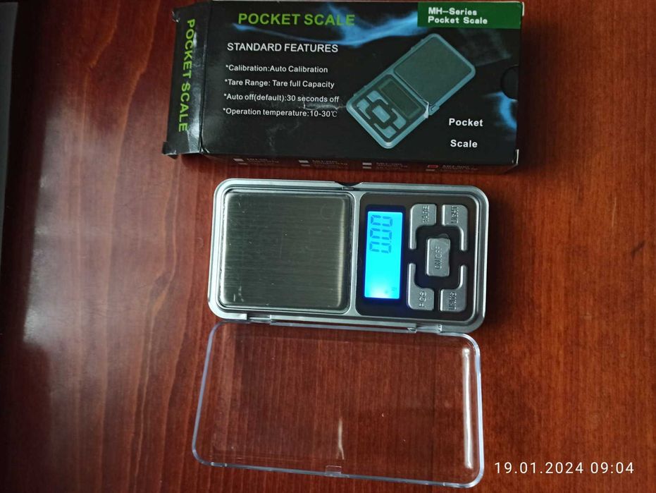 Міні-цифрові кишенькові ваги РК-дисплей 500г *0,01г.