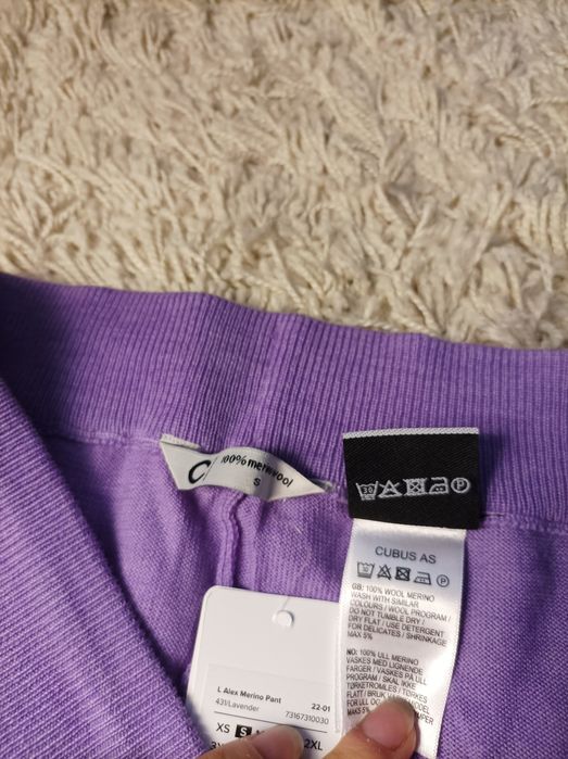 Spodnie dresowe merino Cubus S