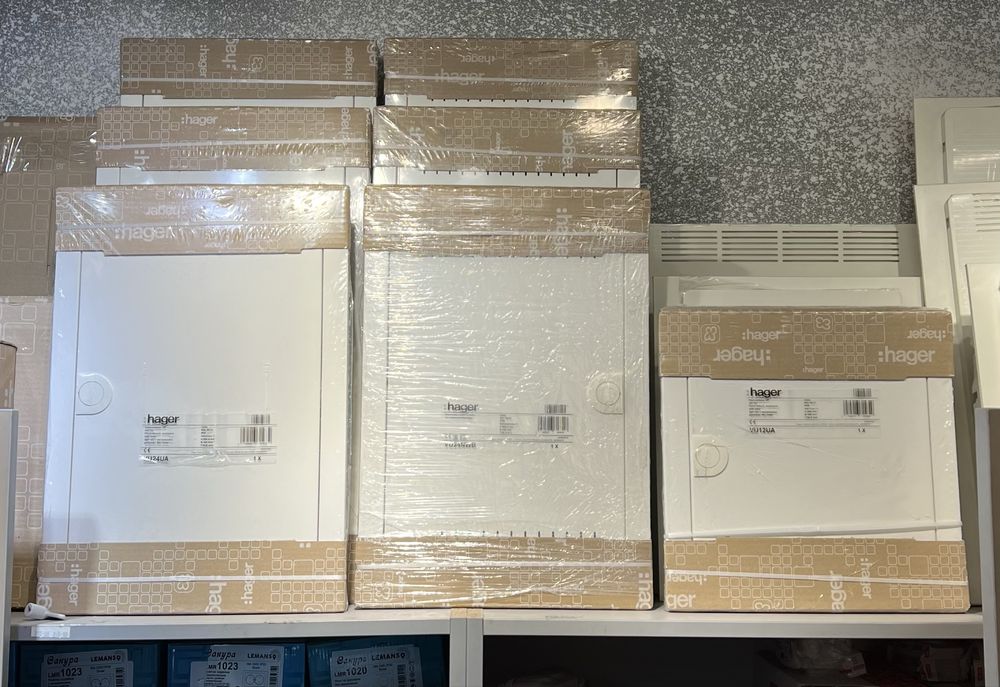 Щити HAGER VU24NWB VU36NWB VU48NWB VU60NWB Вся лінійка! + комплектуючі