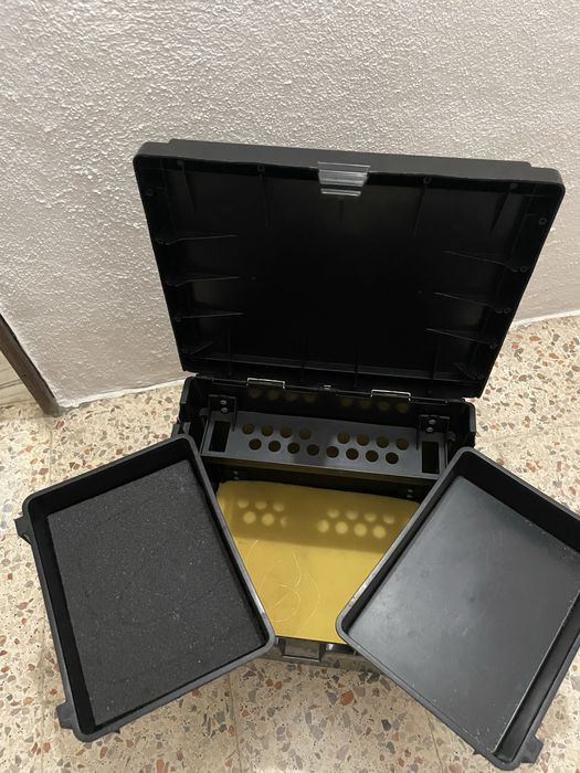 Cadeira de pesca de mochila e com caixa