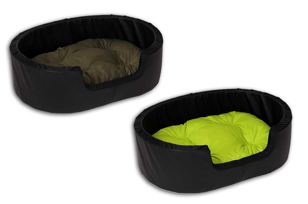 LEGOWISKO,LEGOWISKA,KOJEC dla psa eko-skóra owalne + poduszka