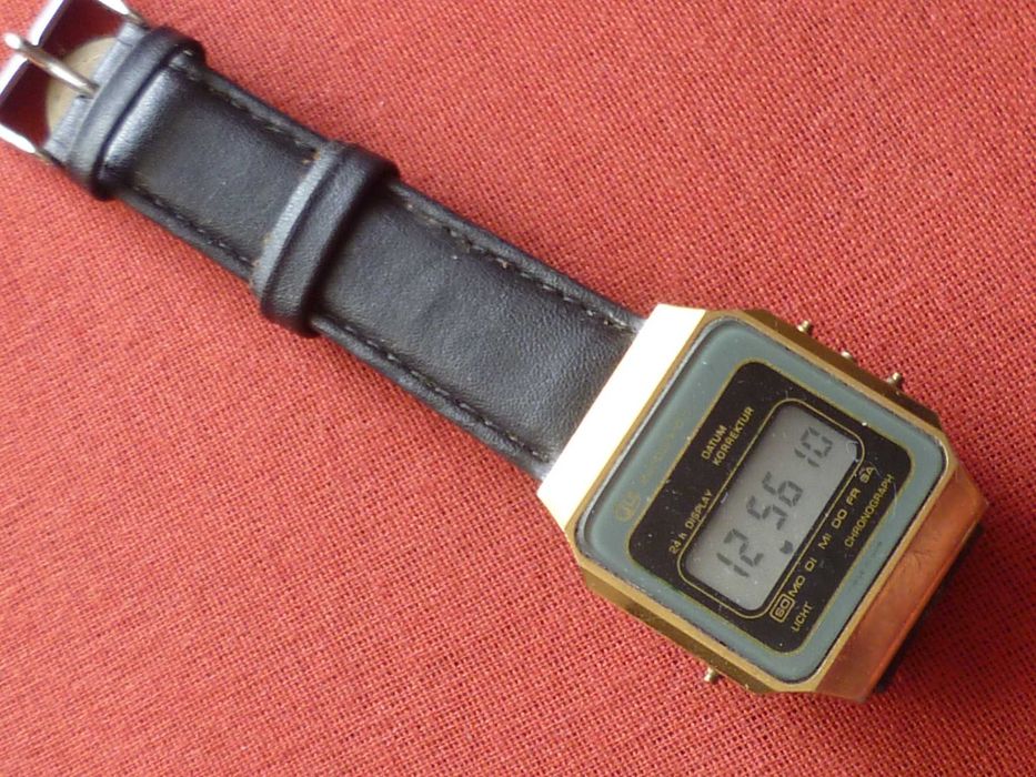 Zegarek Eurochron ruhla lcd digital vintage