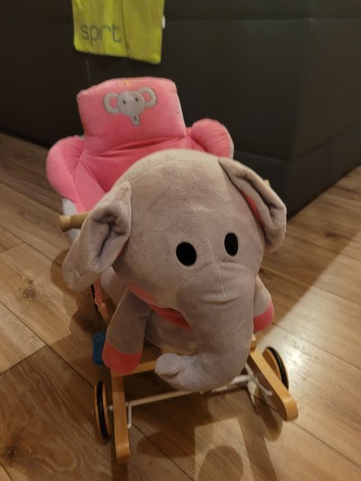 Jeździk bujak słonik