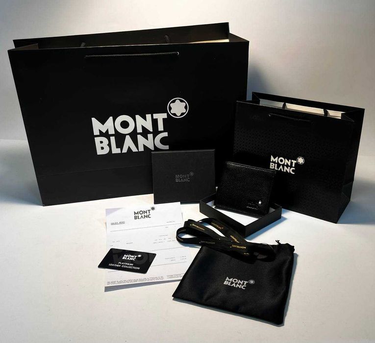 Mont Blanc portmonetka portfel męski, skóra, Niemcy