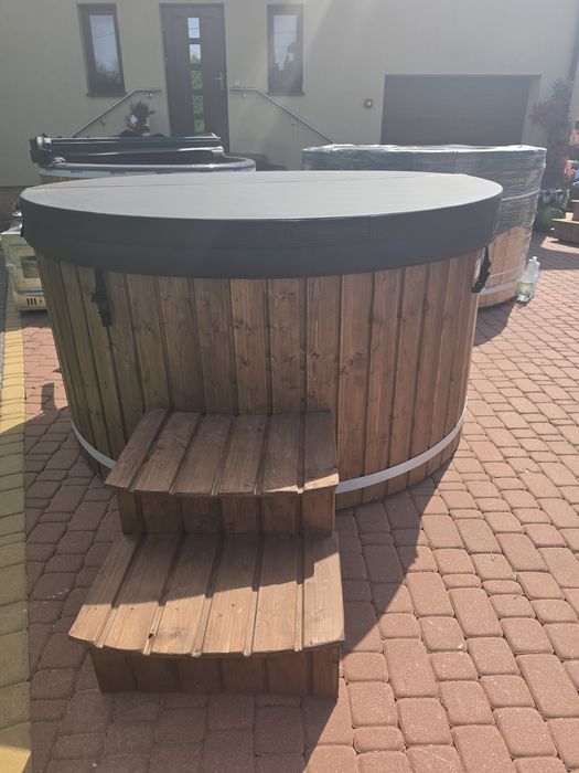 Nowa balia 225cm Duża jacuzzi kompletna cały zestaw ruska bania nowa