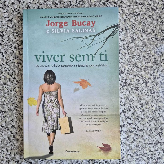 Livro totalmente novo "Viver sem Ti" de Jorge Bucay e Silvia Salinas