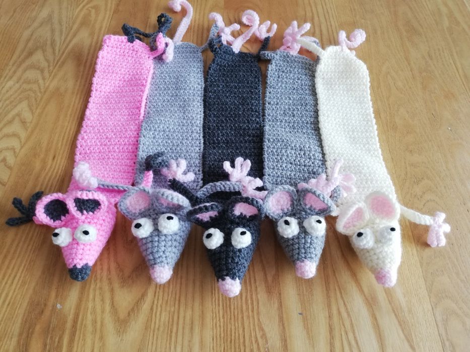 Zakładka do książki szydełko