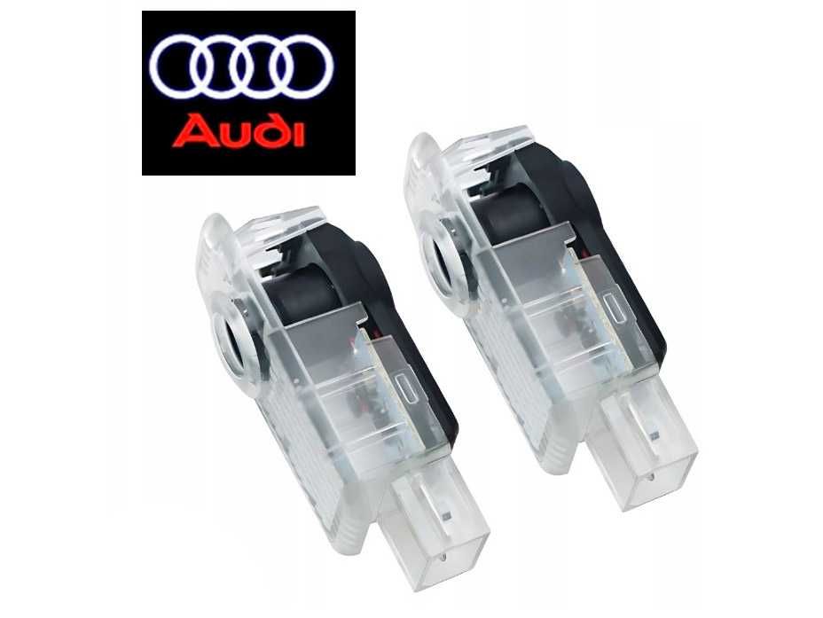 Дверний проектор логотипу на асфальт Audi, led підсвітка для дверей