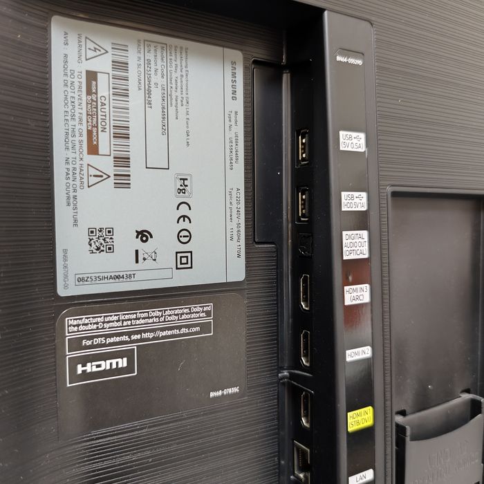 Телевизор Samsung 55", SMART, 4K, Wi-Fi