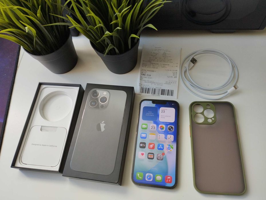 iPhone 13 Pro 128GB Grafit – bardzo dobry stan, pierwszy właściciel