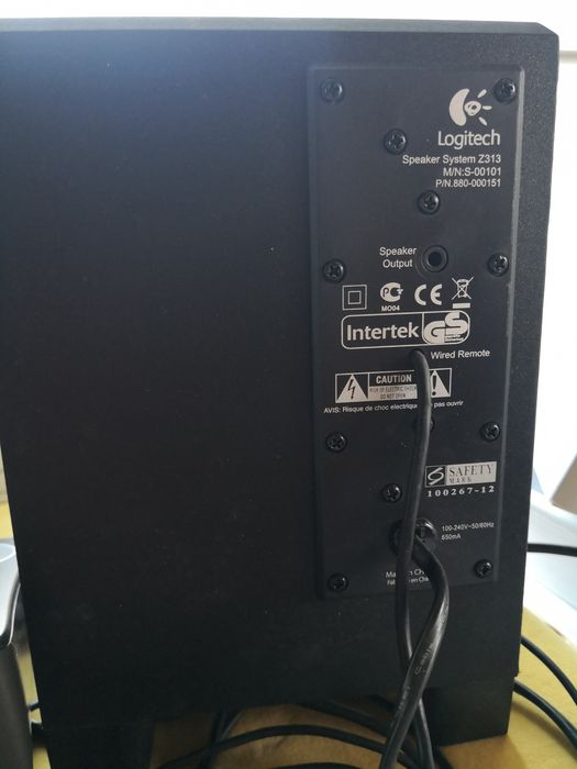 colunas Logitech Z313 2.1