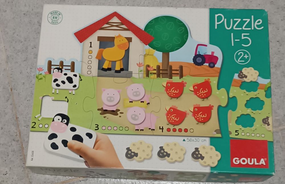 Puzzle contar até 5