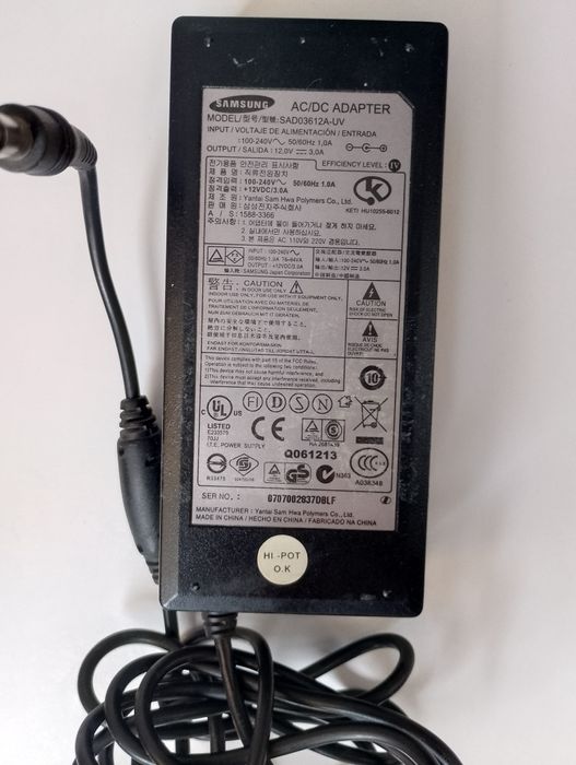 Блок живлення, адаптер, оригінальний  samsung