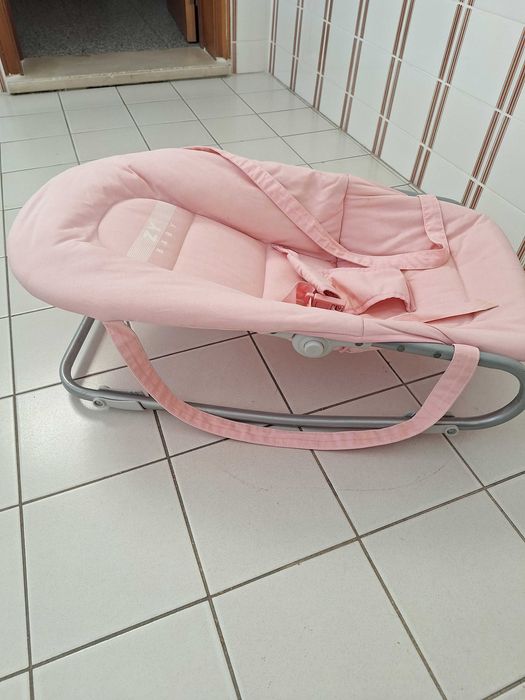 Espreguiçadeira rosa