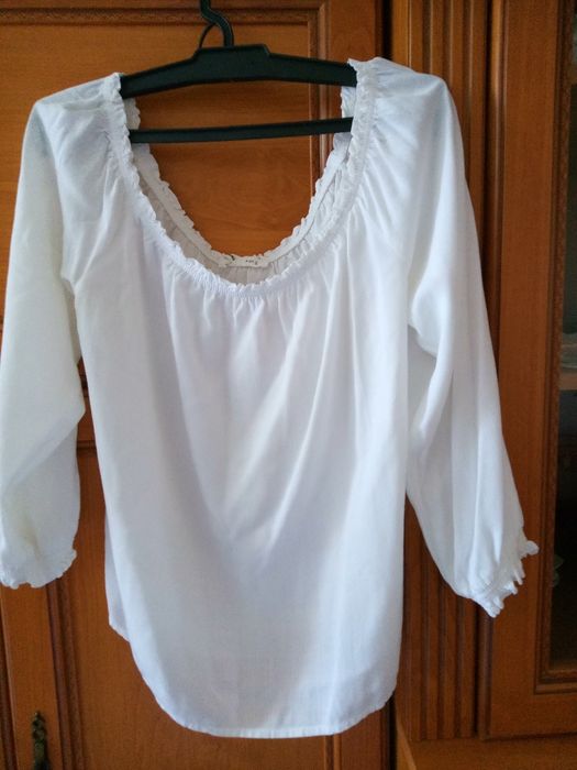 Bluzka biała hiszpanka