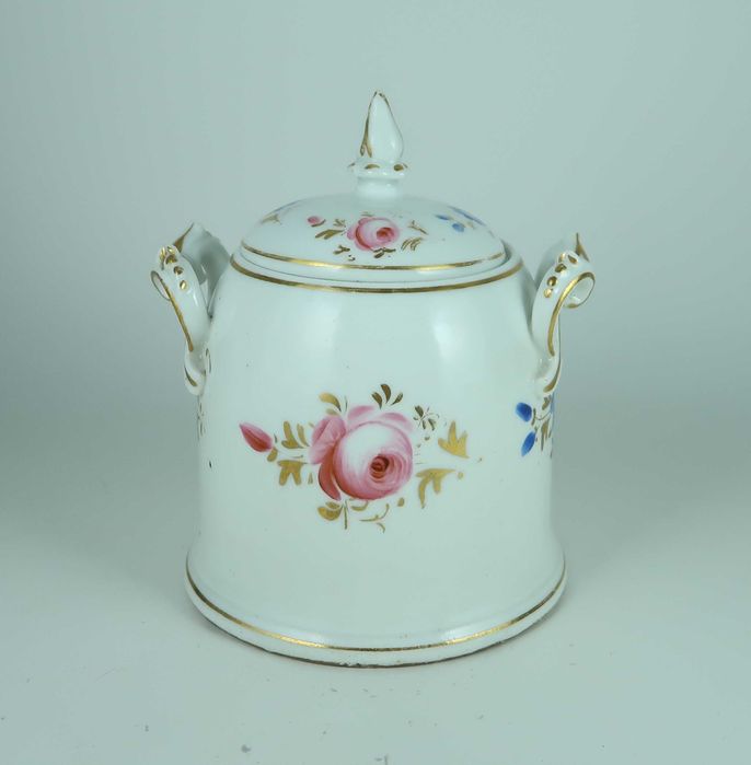 Açucareiro Vista Alegre Séc. XIX - Pintura Manual