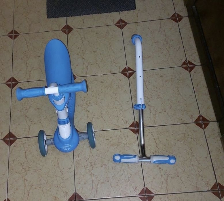 Самокат дитячий Humbaka Fun триколісний Синій